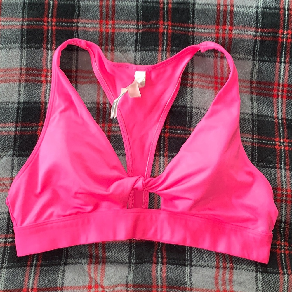 Hot Pink PINK Sports Bra